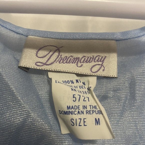 DREAM AWAY 2 PIECE NYLON GOWN AND ROBE SIZE MEDIUM - Picture 4 of 9